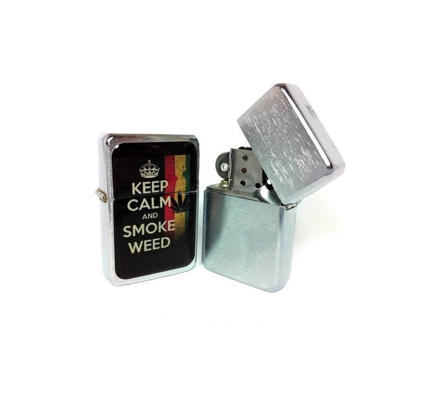Isqueiro TRISTAR MLC TSL-0076, 'Keep Calm & Smoke Weed'