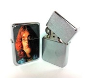 Isqueiro TRISTAR MLC 'John Lennon / Beatles', silver, a gasolina