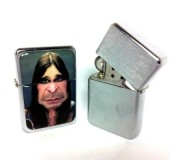 Isqueiro TRISTAR MLC 'Ozzy Osbourne', silver, a gasolina