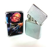 Isqueiro TRISTAR MLC 'BB King', silver, a gasolina