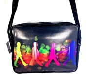 Saco MLC FBG-0133, 'The 4 Walking' / The Beatles, em PVC, Folk 1.0 Series