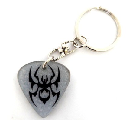 Porta-chaves MLC APK-6214, palheta 'Tribal Spider', acrílico