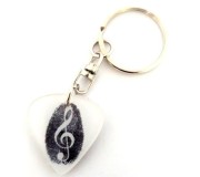 Plectrum shaped acrylic keychains mod. mod. Fingerprint 4