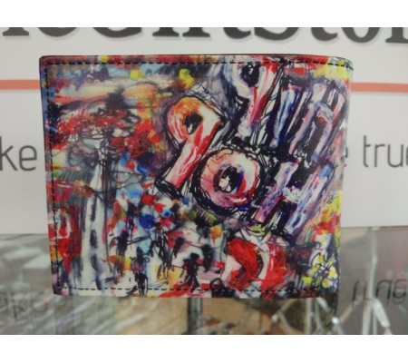 Carteira MUSIC LEGENDS Collection 'Hip Hop', pele sintética