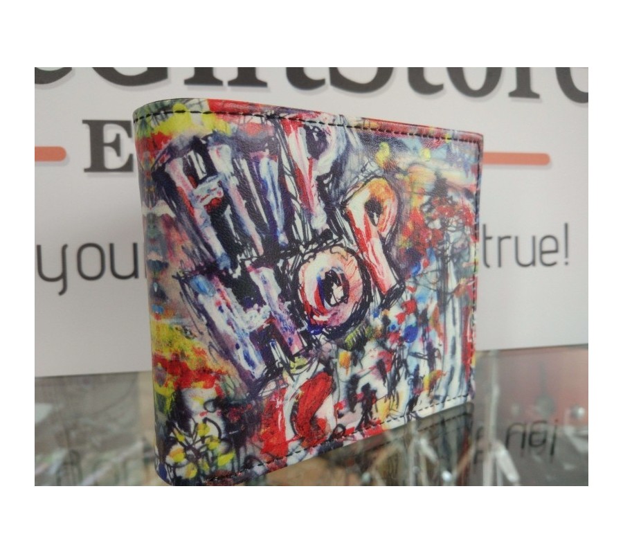 Carteira MUSIC LEGENDS Collection 'Hip Hop', pele sintética