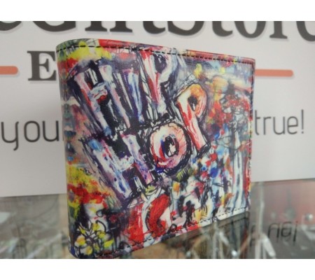 Carteira MUSIC LEGENDS Collection 'Hip Hop', pele sintética