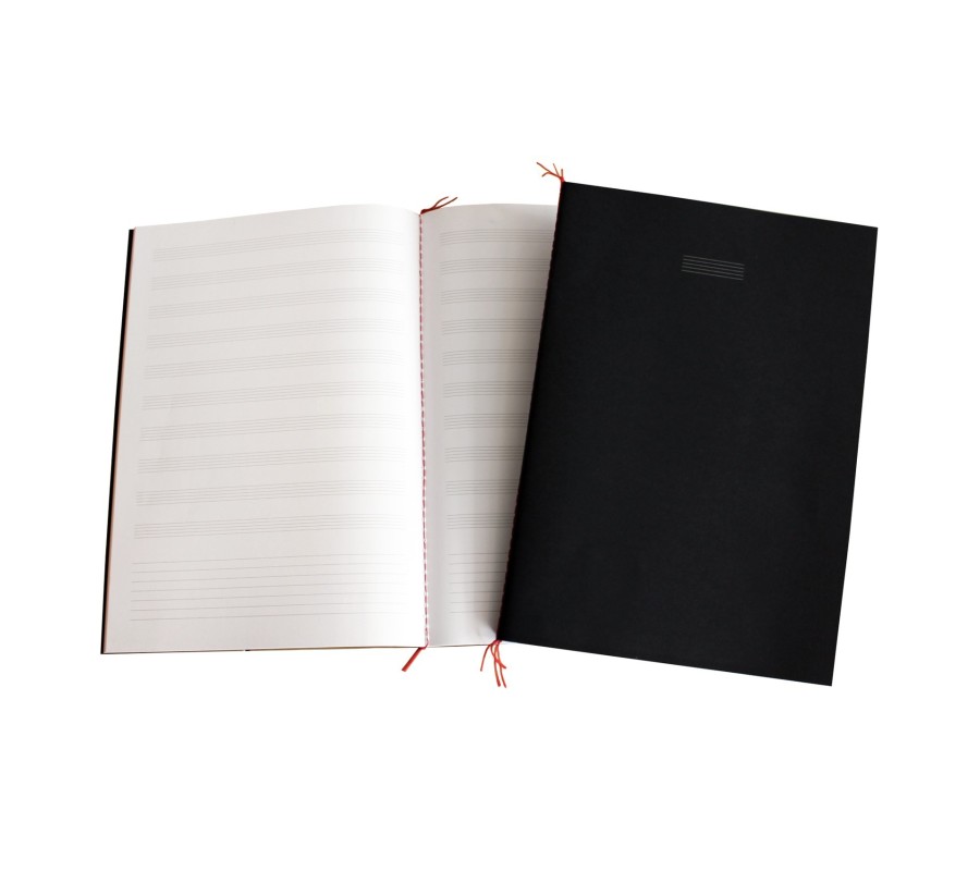 Caderno MUSIC GIFT MG-007, A4, pautado & linhas, 40 pág.