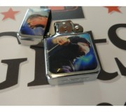 Isqueiro TRISTAR MLC 'James Hetfield / Metallica', silver, a gasolina