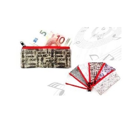 Porta-moedas MLC CPS-0094, 'M size', 14x6,5x0,5cm, pele sintética