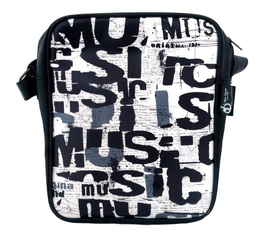 Saco MUSIC LEGENDS Collection IBG-0228, I-Bag 'Music Theme', em PVC