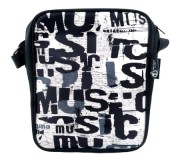 Saco MUSIC LEGENDS Collection IBG-0228, I-Bag 'Music Theme', em PVC