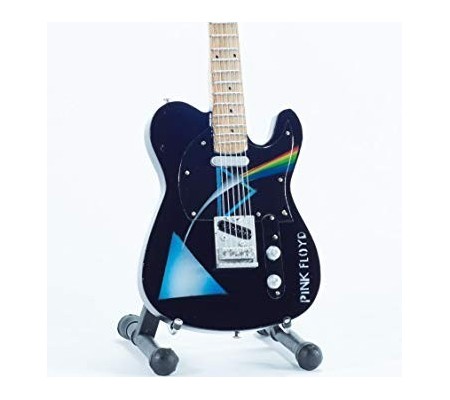 Miniatura guitarra MLC MGT-5166,'Dark Side Of The Moon Tribute (Pink Floyd)', madeira, c/suporte