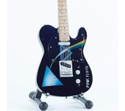 Miniatura guitarra MLC MGT-5166,'Dark Side Of The Moon Tribute (Pink Floyd)', madeira, c/suporte