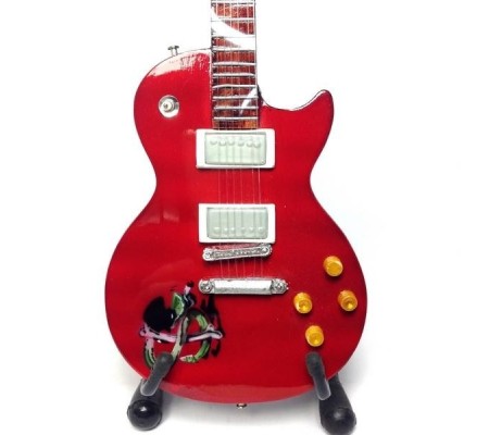Miniatura guitarra MLC MGT-6347, 'Slash - Snakepit Signature', madeira, c/suporte