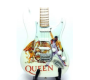 Miniatura guitarra MLC MGT-6699, 'Queen - Tribute', madeira, c/suporte