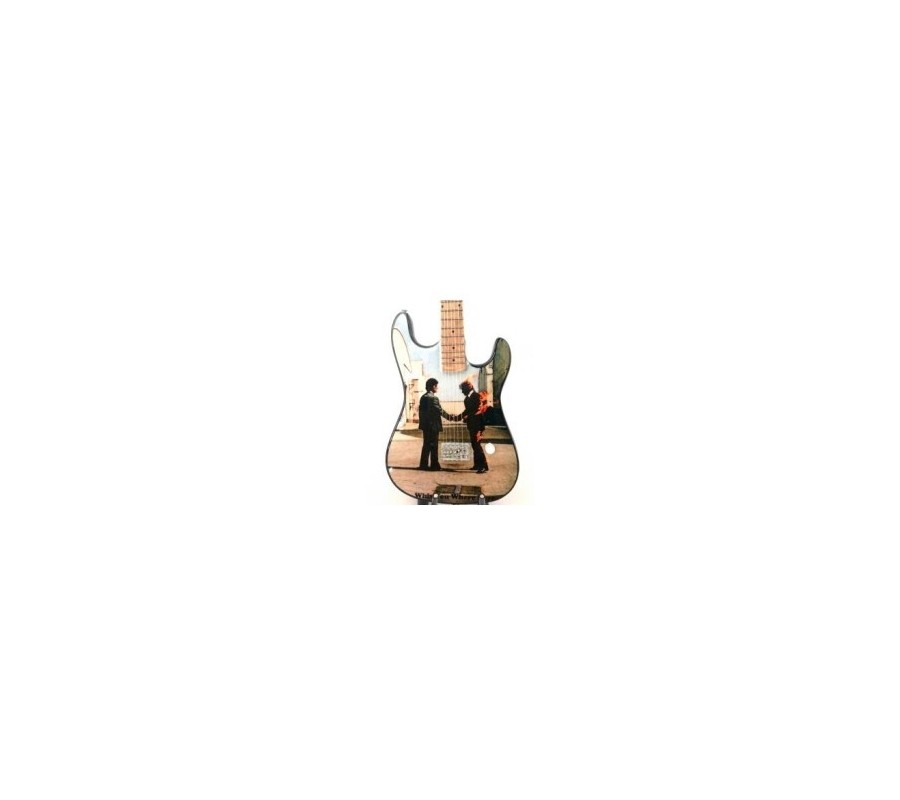 Miniatura guitarra MLC MGT-6767, 'Wish You Were Here Tribute (Pink Floyd)' , madeira, c/suporte