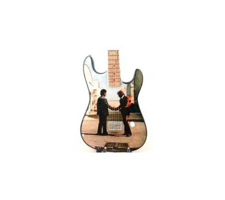 Miniatura guitarra MLC MGT-6767, 'Wish You Were Here Tribute (Pink Floyd)' , madeira, c/suporte