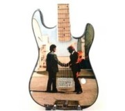 Miniatura guitarra MLC MGT-6767, 'Wish You Were Here Tribute (Pink Floyd)' , madeira, c/suporte