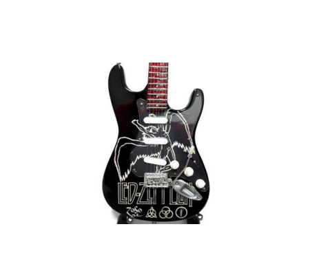 Miniatura guitarra MLC MGT-6835, 'Led Zeppelin - Fender Stratocaster Tribute'