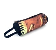 Estojo MLC PCS-0014, 'Jazz Theme 1', 30x9x9cm, em canvas