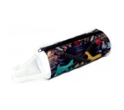 Estojo MLC PCS-0069, 'Guitars', 30x9x9cm, em canvas