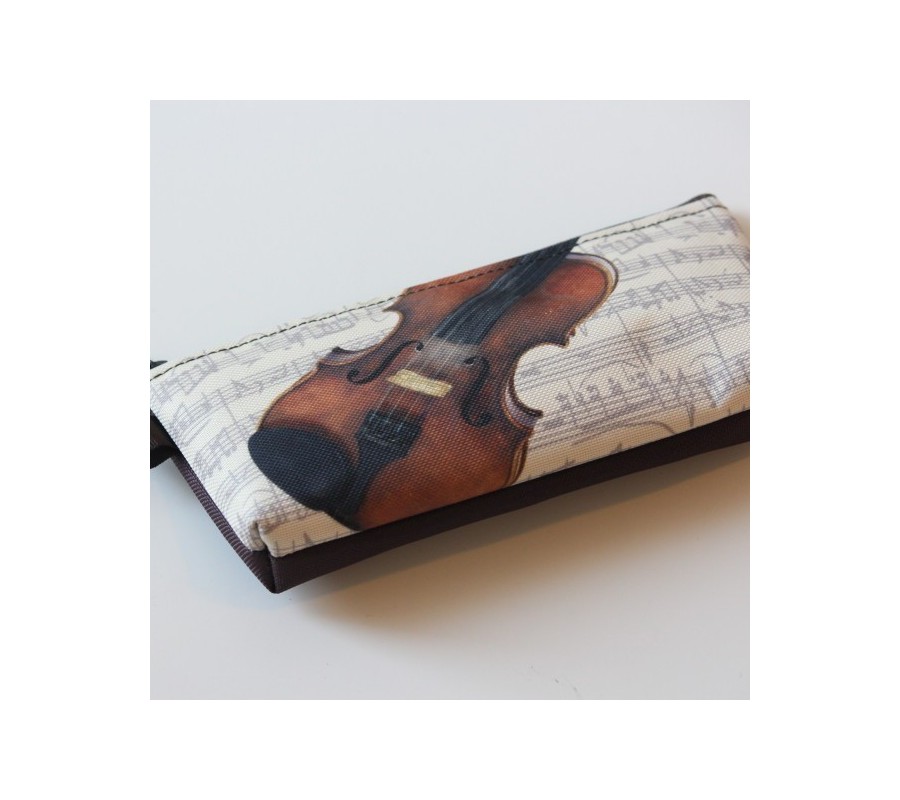 Estojo MUSIC GIFT MG-1722A, violino, em lona c/fecho