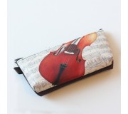 Estojo MUSIC GIFT MG- 1723A, violoncelo, em lona c/fecho