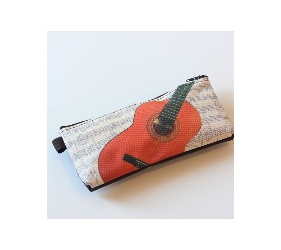 Estojo MUSIC GIFT MG- 1724A, guitarra, em lona c/fecho