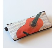 Estojo MUSIC GIFT MG- 1724A, guitarra, em lona c/fecho