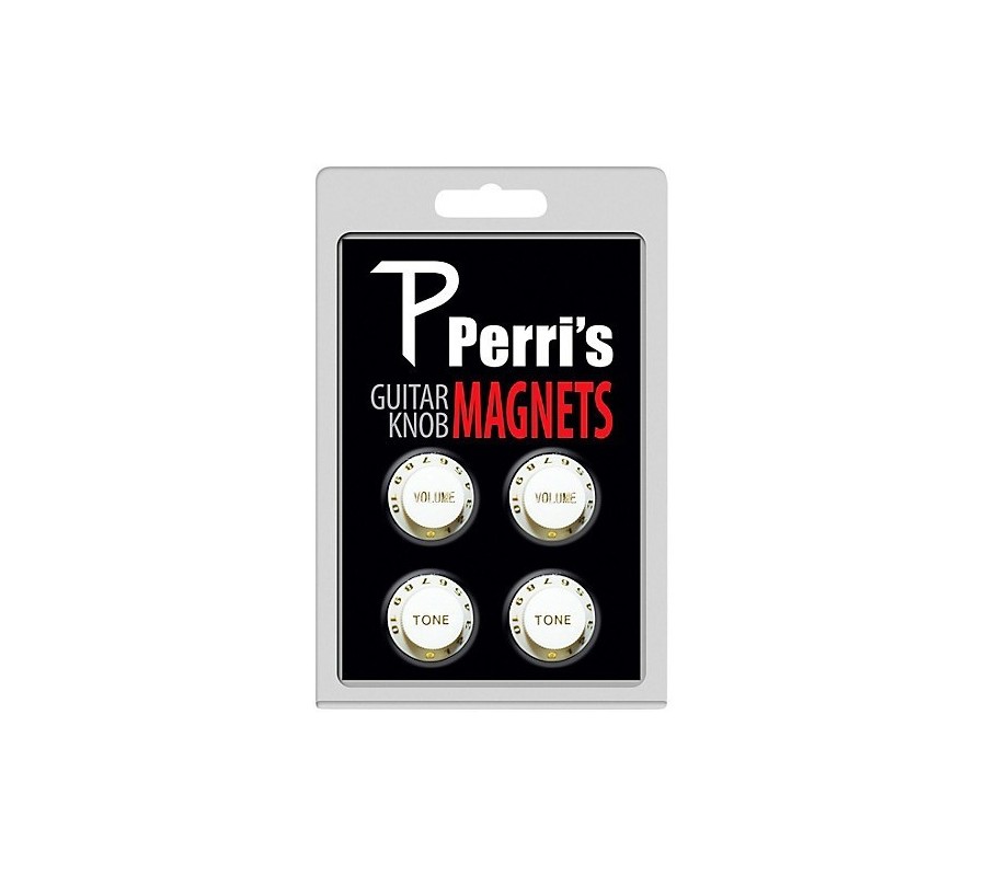 Magnéticos PERRI'S Guitar Knob GNM-02, íman, brancos