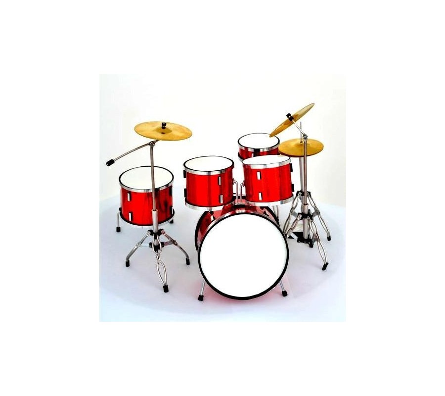 Miniatura bateria MUSIC LEGENDS Collection MDR-0121, 'Red Chrome'