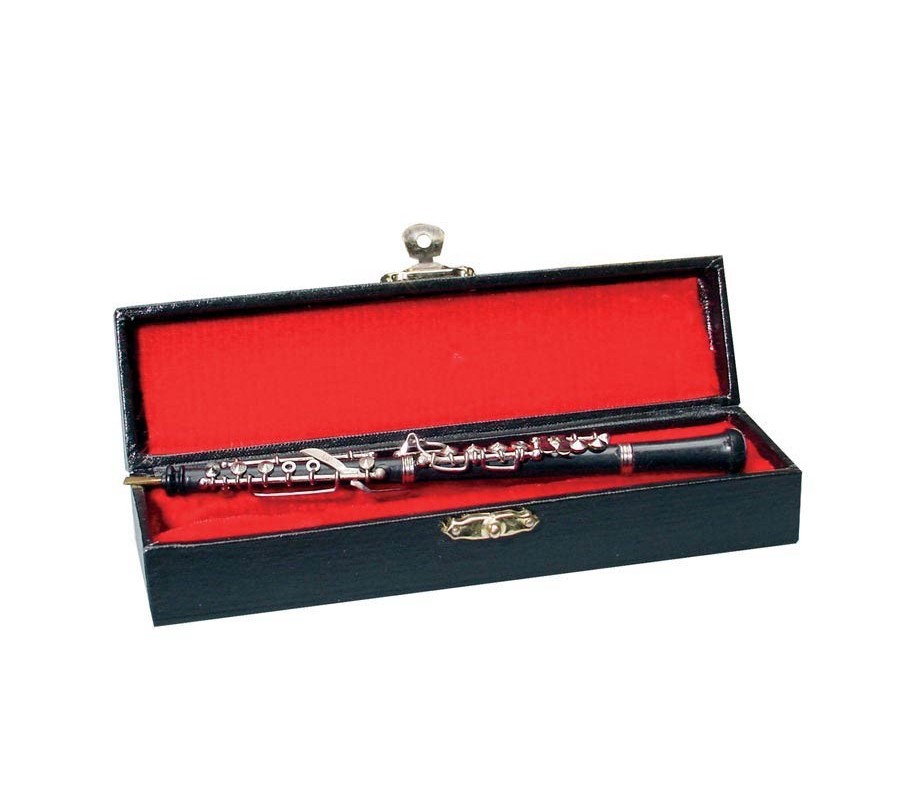 Miniatura oboé MUSIC GIFTS MOE-160, c/estojo, 16 cm
