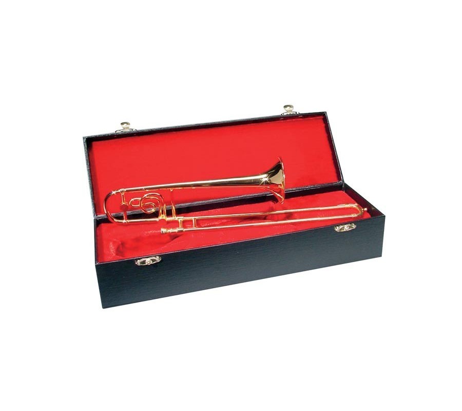 Miniatura trombone MUSIC GIFTS MTB-140, com estojo