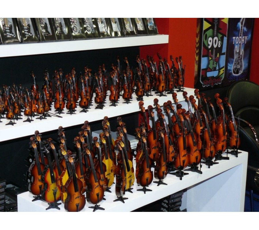 Miniatura violoncelo MUSIC LEGENDS Collection, c/suporte