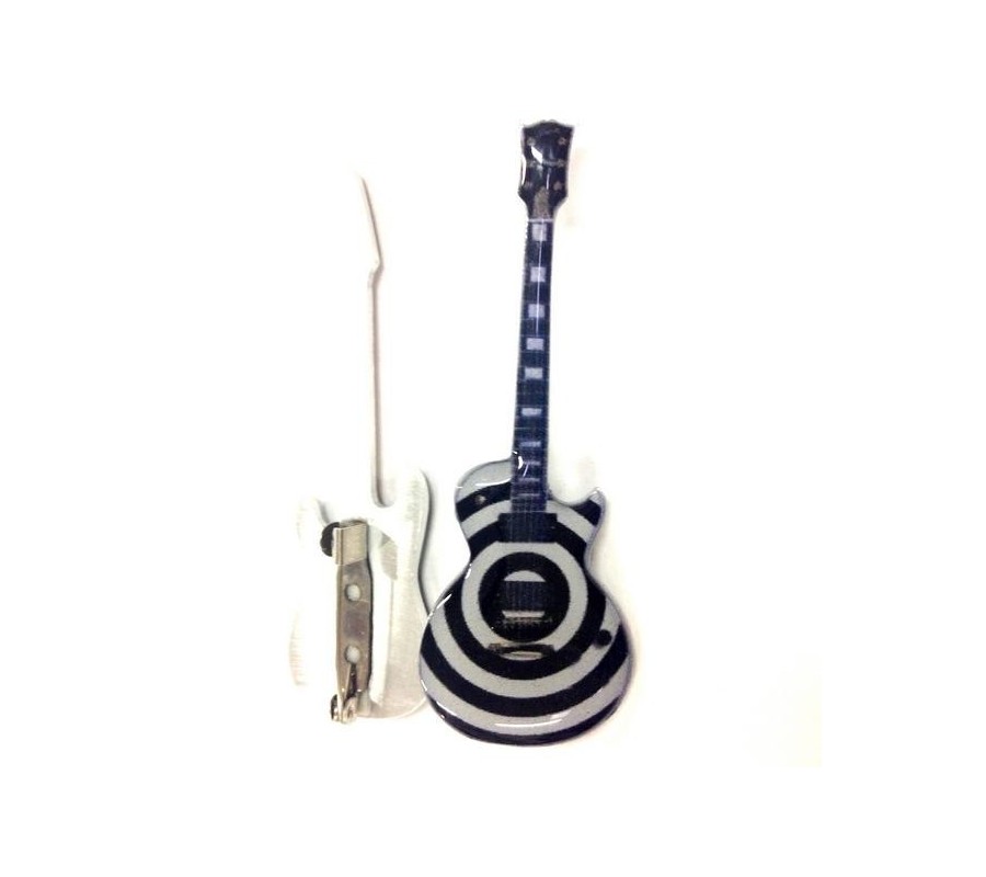 Pin MLC MPI-0040, Gibson 'Zakk Wylde Bullseye', em aço & resina 'epoxy'