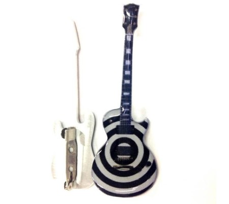 Pin MLC MPI-0040, Gibson 'Zakk Wylde Bullseye', em aço & resina 'epoxy'