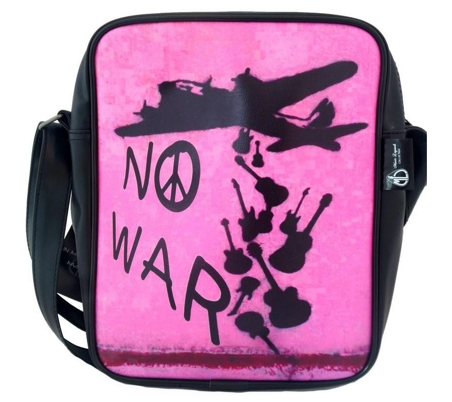 Saco MUSIC LEGENDS Collection IBG-0211, I-Bag 'No War', em PVC