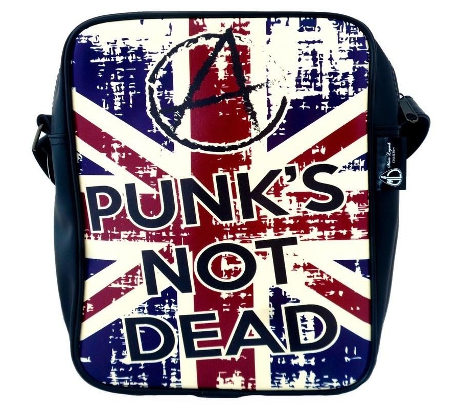 Saco MUSIC LEGENDS Collection IBG-0235, I-Bag 'Punk's Not Dead', em PVC
