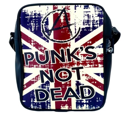 Saco MUSIC LEGENDS Collection IBG-0235, I-Bag 'Punk's Not Dead', em PVC