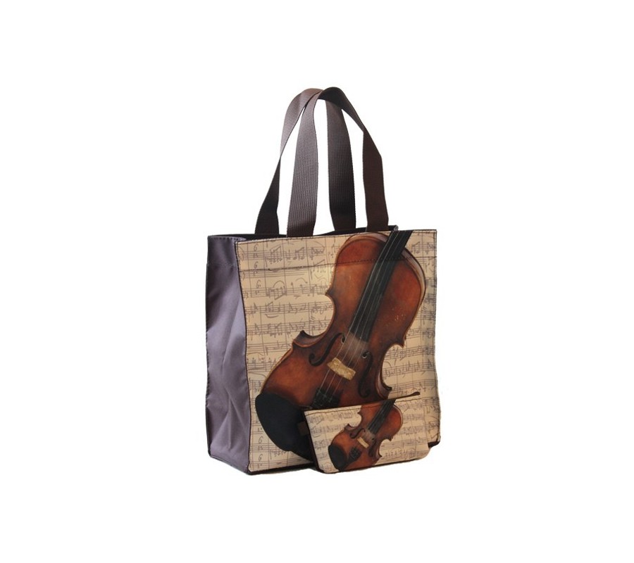 Saco MUSIC GIFT MG1722, violino, em lona