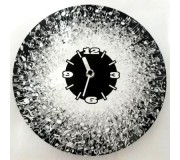 Relógio de parede MLC CLK-0066, 'Music Theme 1', cartão