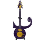 copy of Miniatura guitarra MLC MGT-2110, 'Steve Vai's Ibanez triple neck', madeira, c/suporte