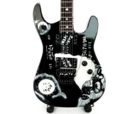 copy of Miniatura guitarra MLC MGT-5043, 'James Hetfield (To Lie Is To Die)', madeira, c/suporte