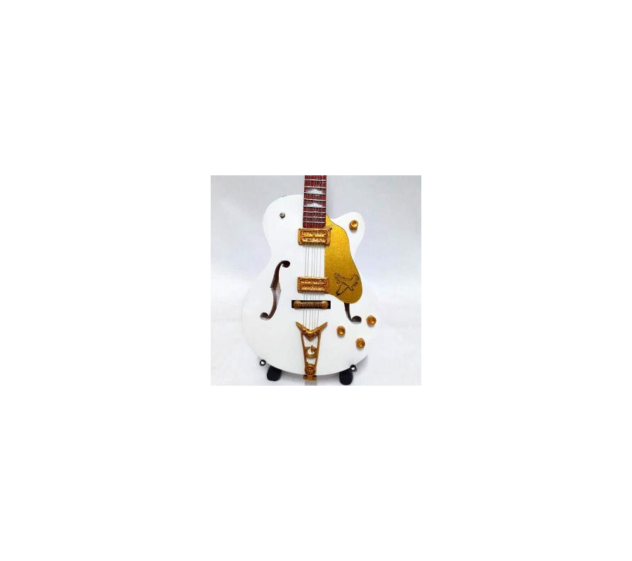 Miniatura guitarra MLC MGT-1175, 'John Frusciante (Red Hot Chili Peppers) - Gretsch 'White Falcon''