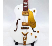Miniatura guitarra MLC MGT-1175, 'John Frusciante (Red Hot Chili Peppers) - Gretsch 'White Falcon''