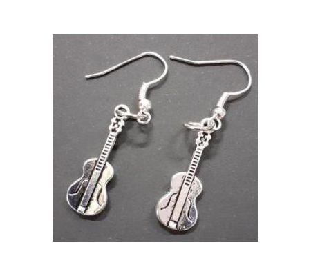 copy of Brincos MUSIC LEGENDS Collection MEA-002, guitarra elétrica, em aço (par)