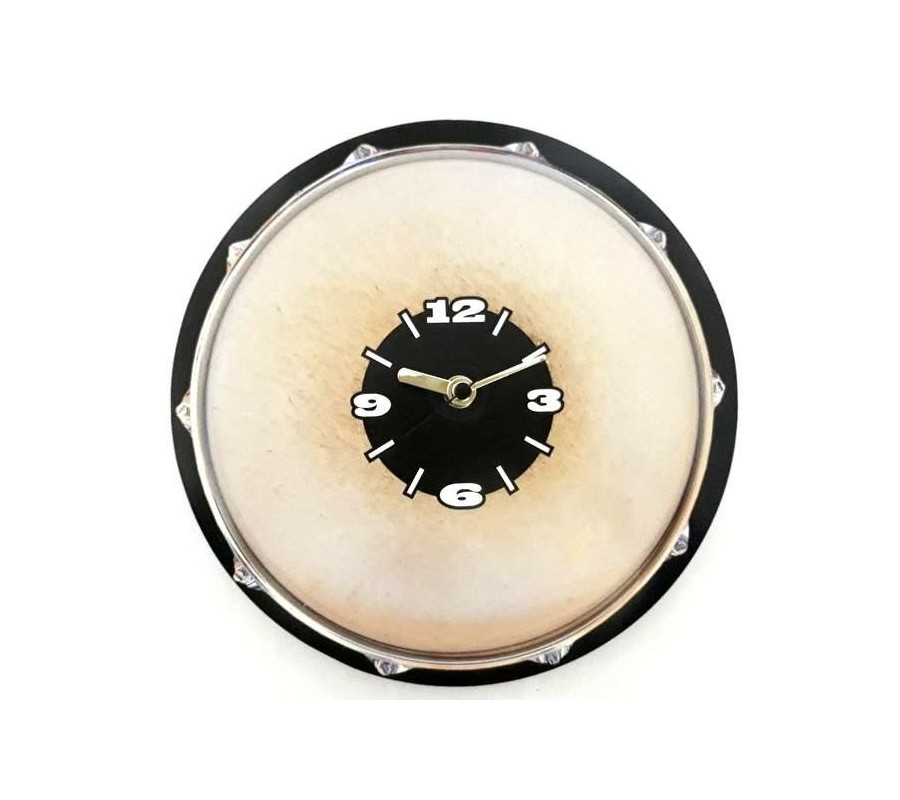 Decorative cardboard wall clock mod. Snare Drum (battery not included)