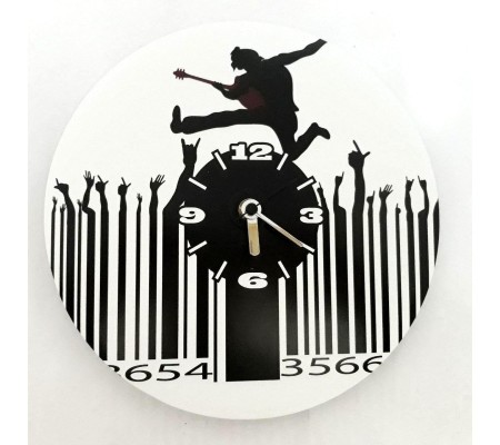 Relógio de parede CLK-0257, 'Music Theme 3', em cartão