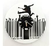 Relógio de parede CLK-0257, 'Music Theme 3', em cartão