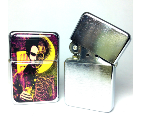 copy of Isqueiro TRISTAR MLC 'Bruce Springsteen', silver, a gasolina